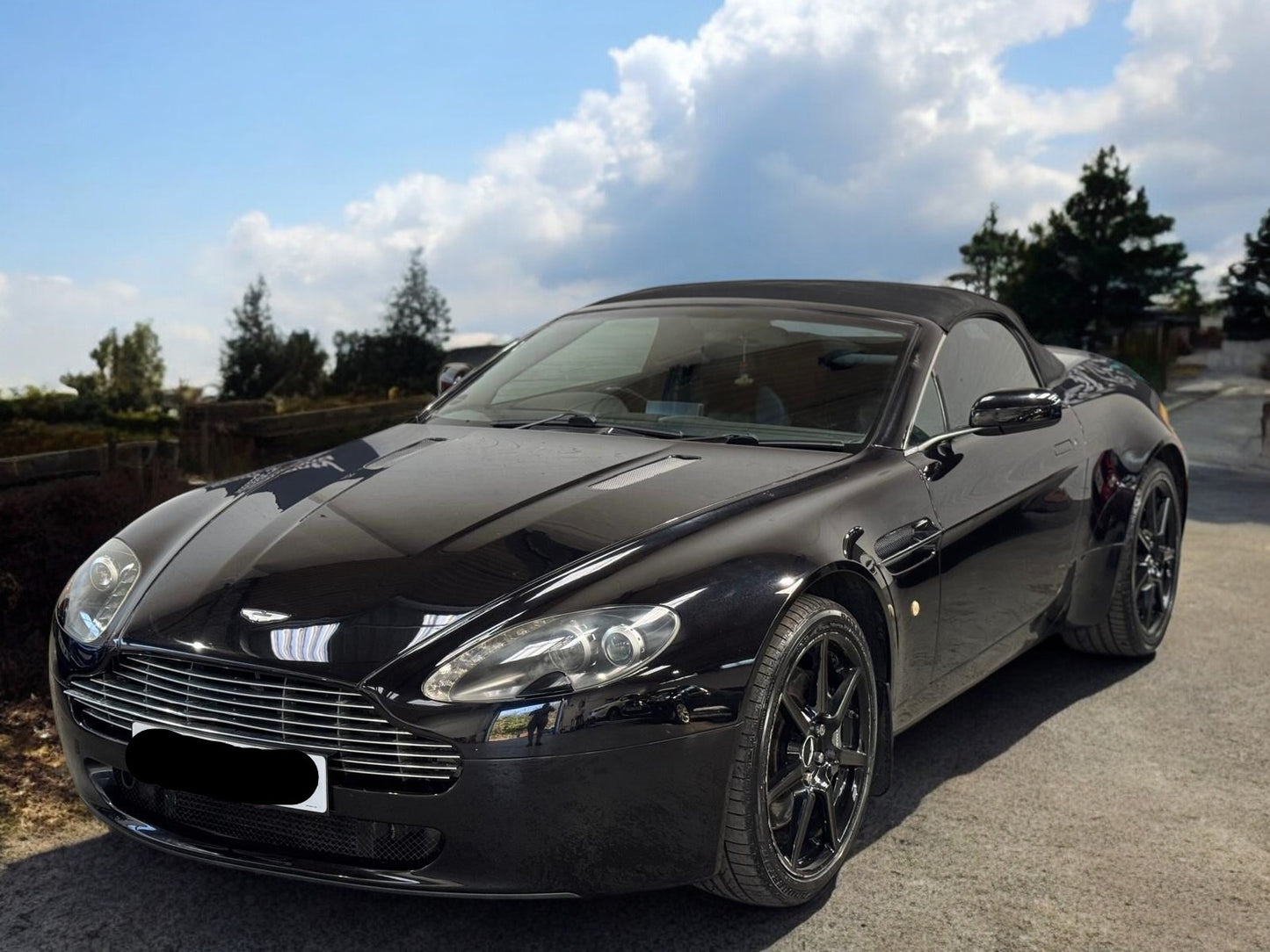 2007 ASTON MARTIN V8 VANTAGE CONVERTIBLE - AUTOMATIC 52K MILES >>--NO VAT ON HAMMER--<<