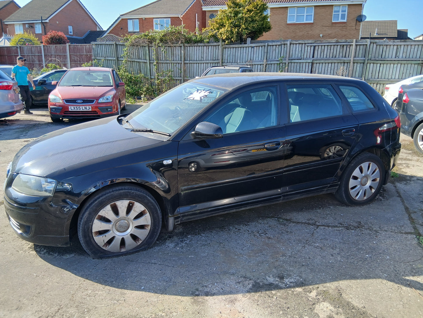 2007 AUDI A3 TDI 170 A – AUTOMATIC – 2.0 DIESEL – BLACK >>--NO VAT ON HAMMER--<<