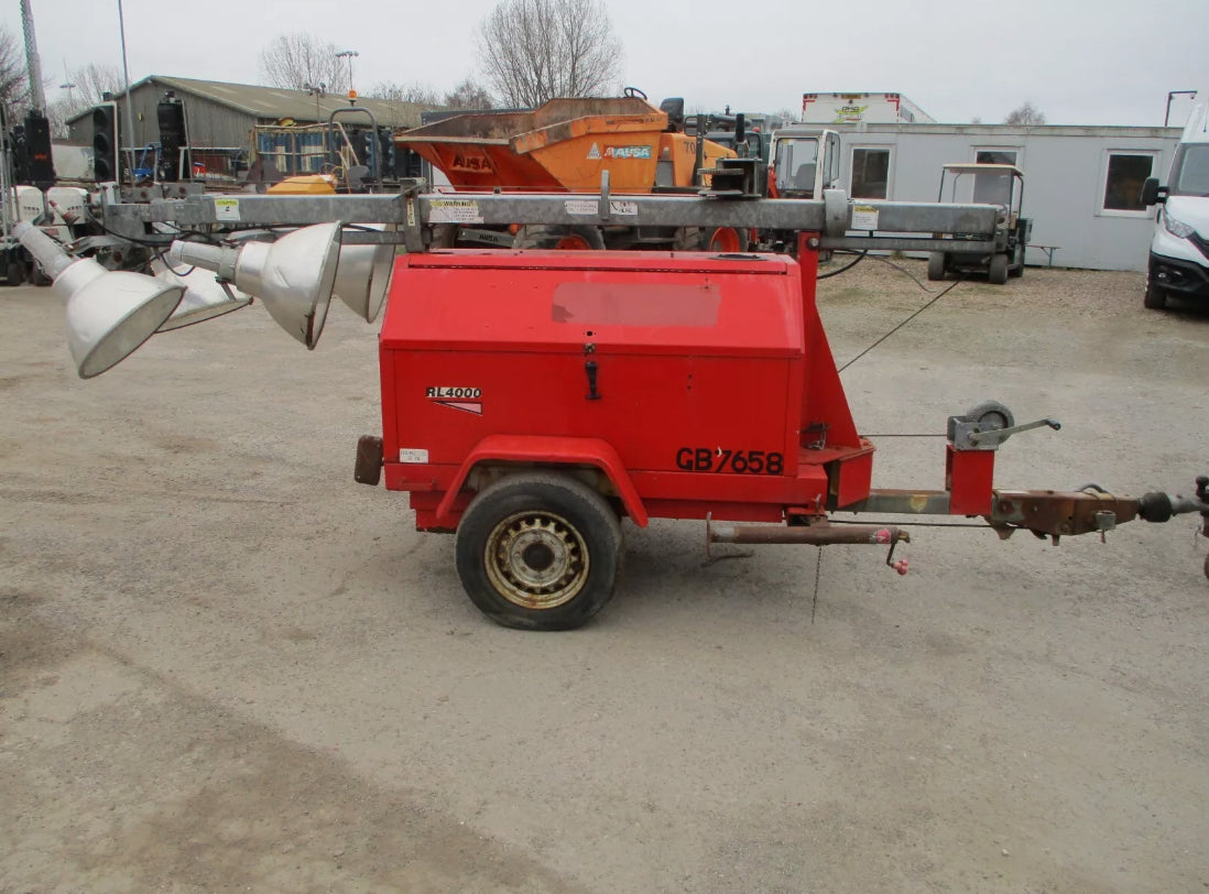 TEREX LIGHTING TOWER – DIESEL TOWABLE – KUBOTA ENGINE