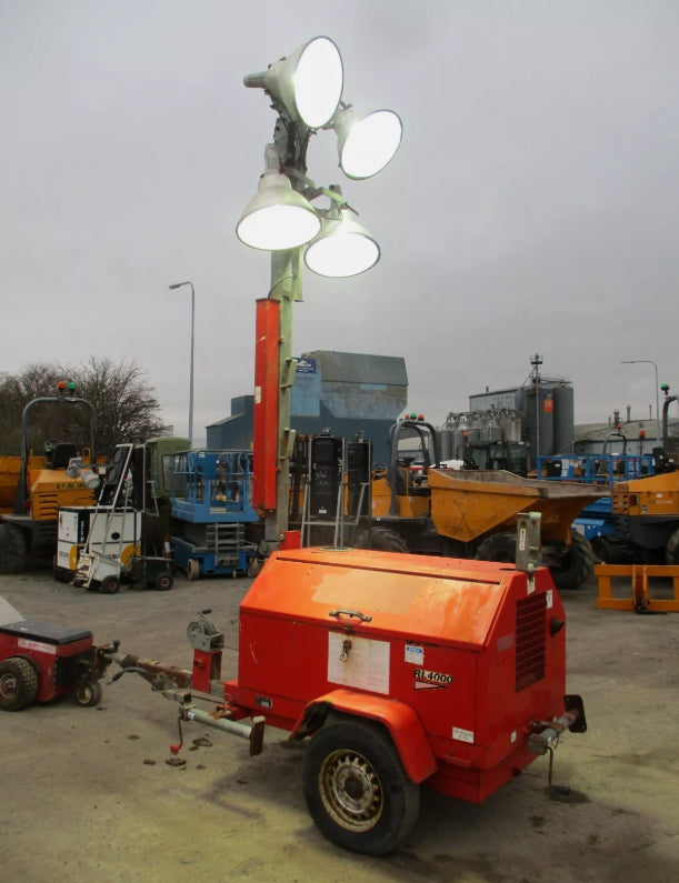TEREX LIGHTING TOWER – DIESEL TOWABLE – KUBOTA ENGINE
