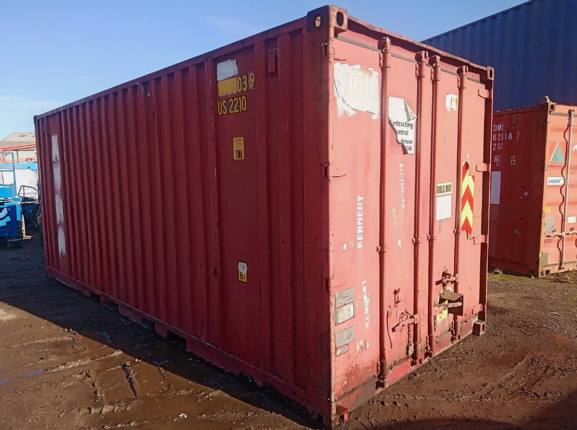 20FT X 8FT SECURE SHIPPING CONTAINER – CANTEEN / OFFICE