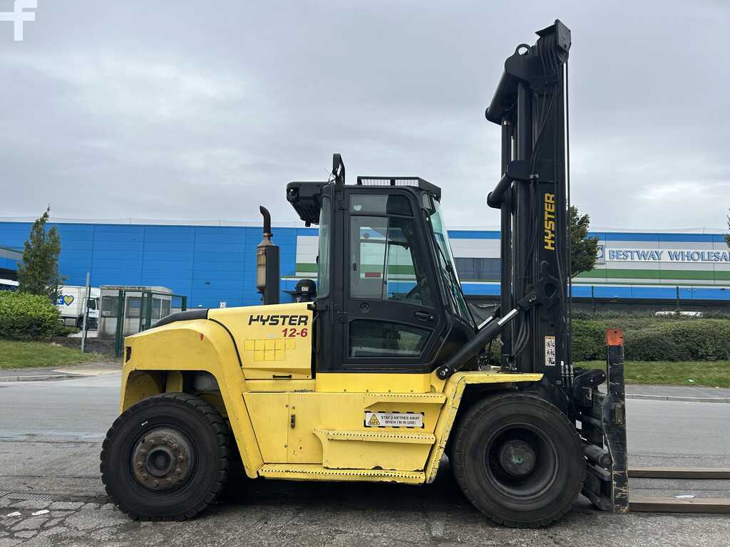 HYSTER DIESEL FORKLIFT - MODEL H12XM-6 (2014) - 12,000 KG CAPACITY