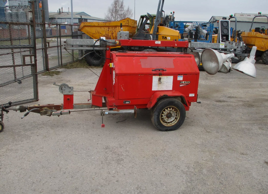 TEREX LIGHTING TOWER – DIESEL TOWABLE – KUBOTA ENGINE