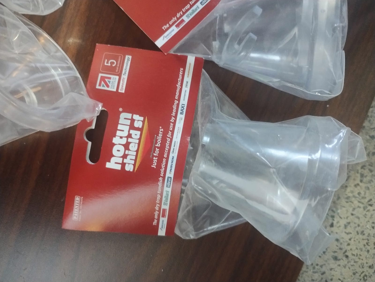 JOBLOT OF 209X HOTUN SF HIFLO DRY TRAP TUNDISH SHIELDS – NEW & SEALED FOR HOTUN SPEEDFIT HSSF.