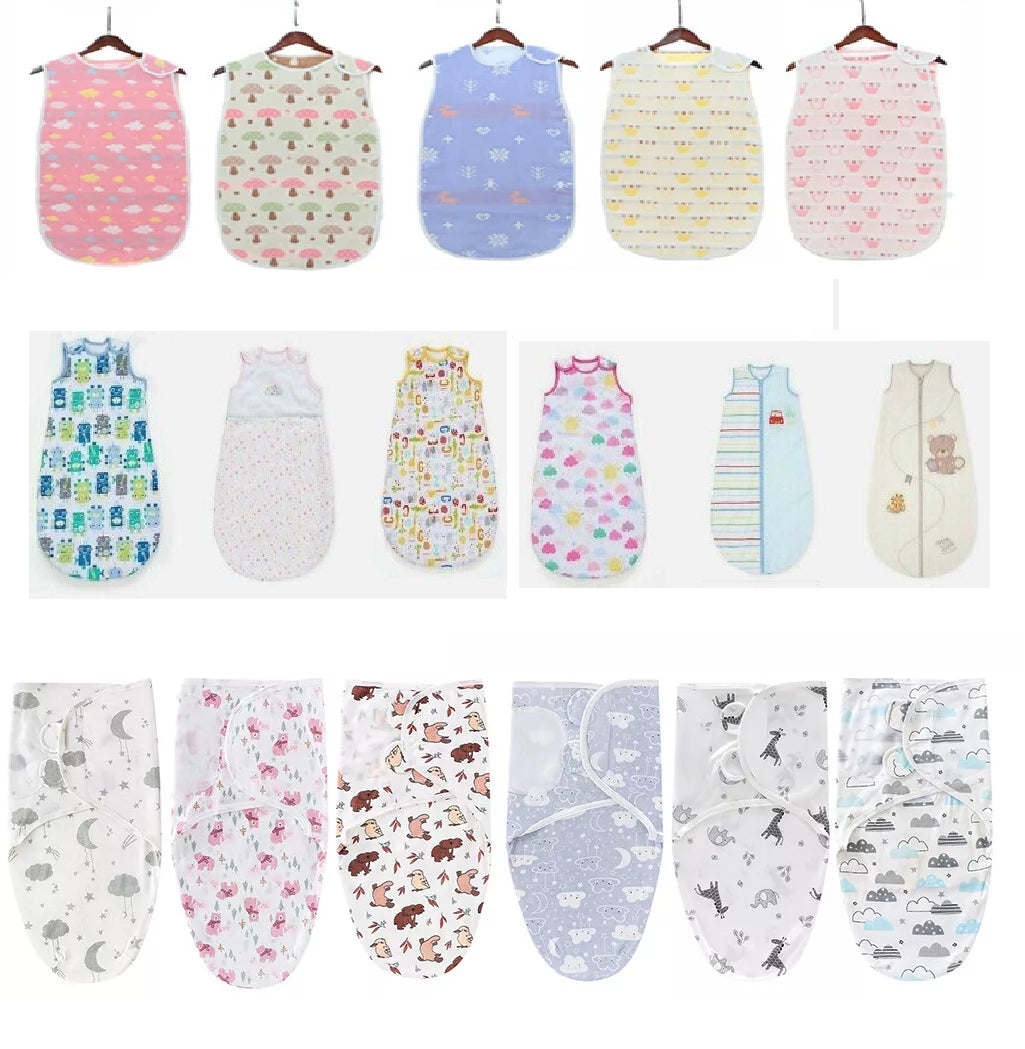 250 X BRAND NEW MIXED BABY SLEEPING BAG BLANKETS CHOSEN AT RANDOM RRP CIRCA £4000 +