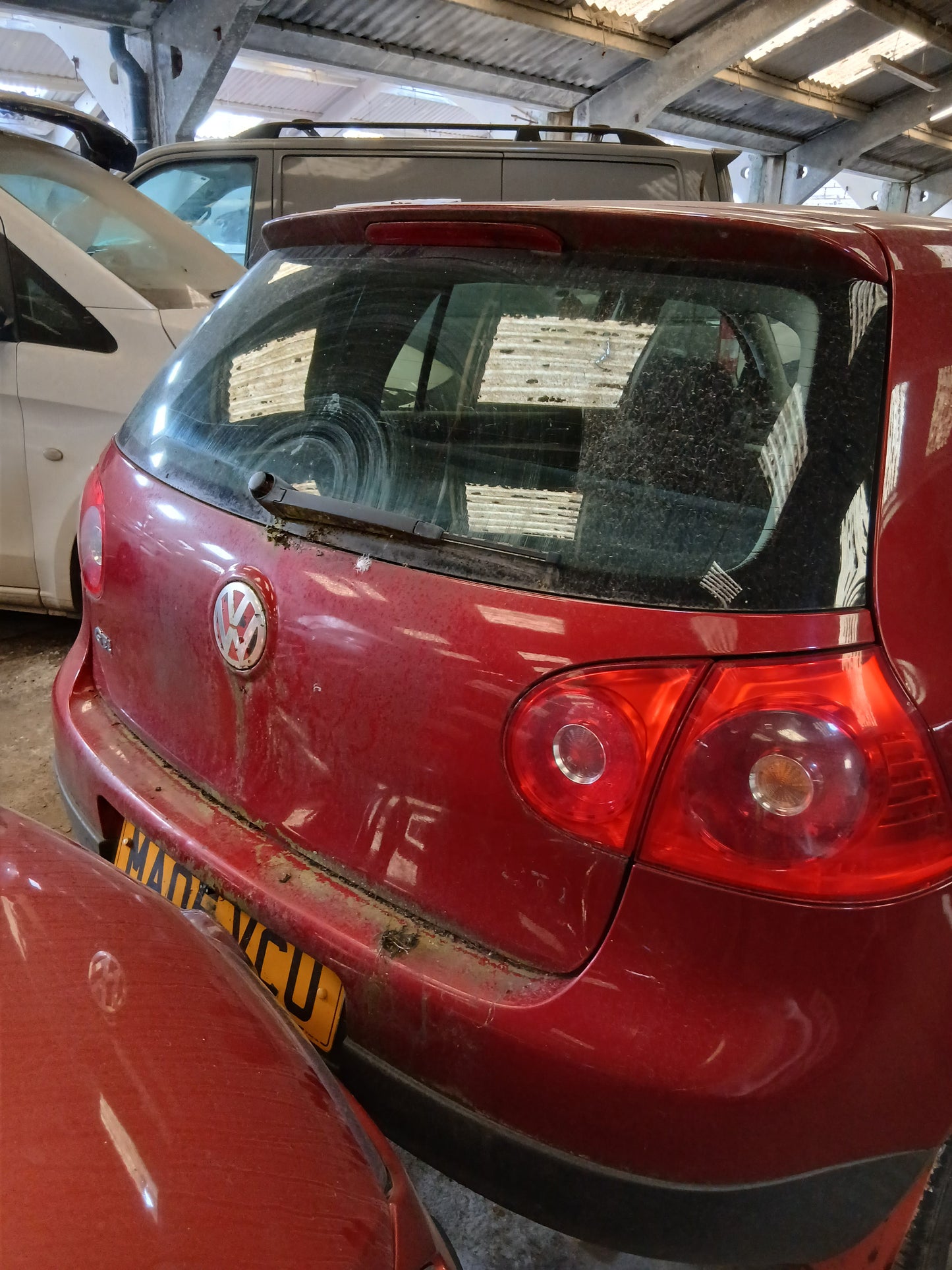 2005 VOLKSWAGEN GOLF GT TDI – 2.0 DIESEL – MANUAL – 5 DOOR HATCHBACK – RED >>--NO VAT ON HAMMER--<<