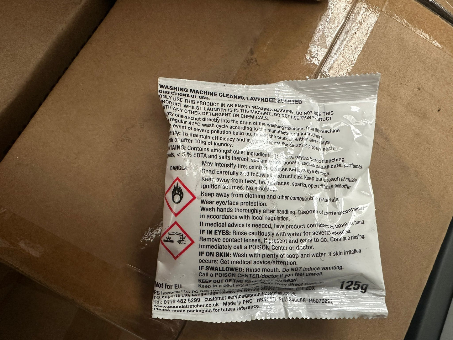 PALLET OF CLEAN AND SHINE WASHING MACHINE CLEANER 10PACK