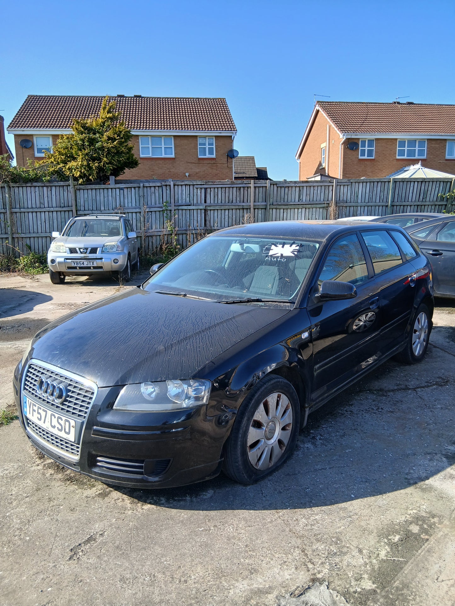 2007 AUDI A3 TDI 170 A – AUTOMATIC – 2.0 DIESEL – BLACK >>--NO VAT ON HAMMER--<<