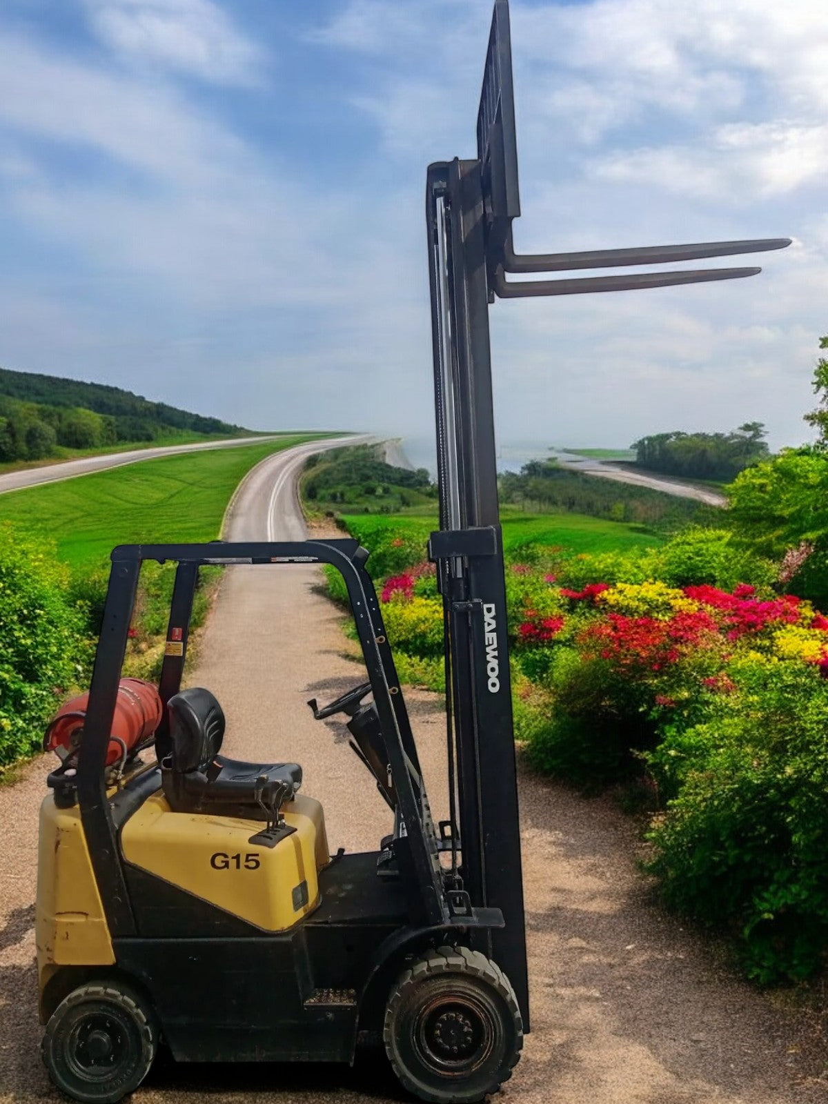 DAEWOO G15S-2 FORKLIFT TRUCK