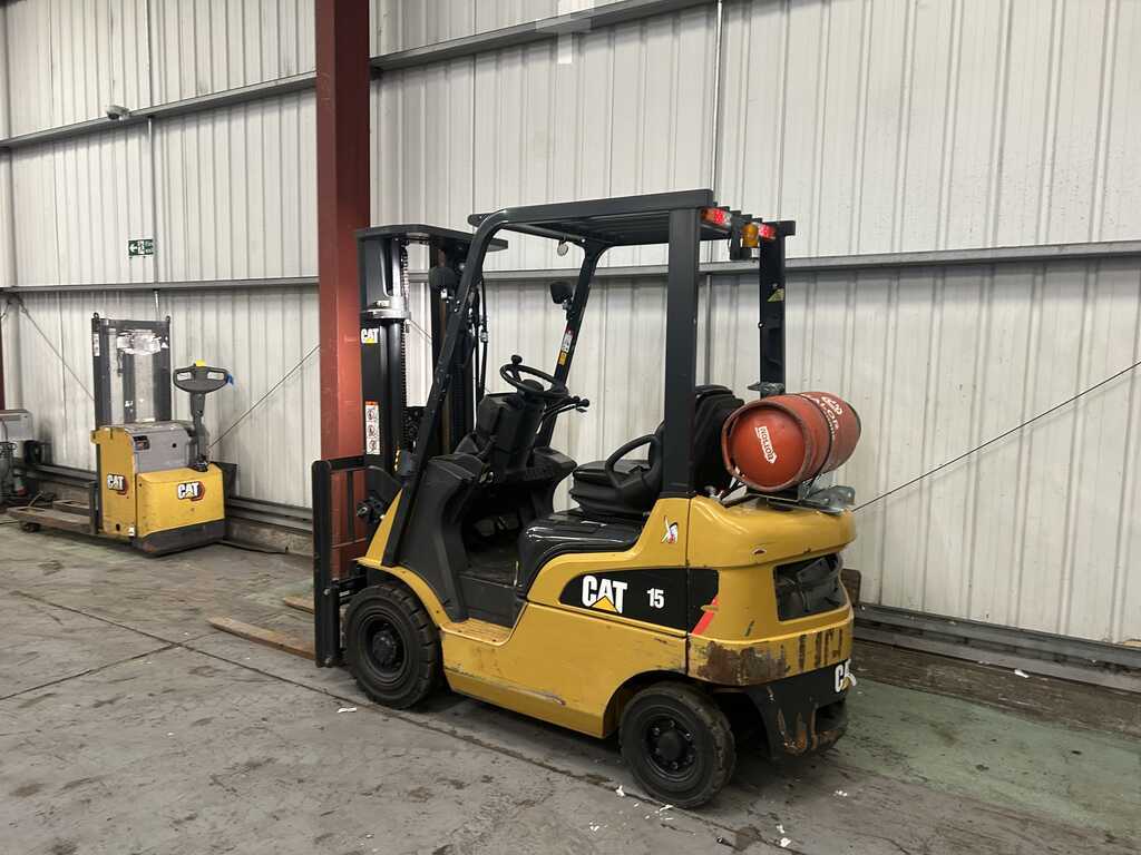2018 CAT LIFT TRUCKS GP15NT LPG FORKLIFT – 1.5 TON CAPACITY