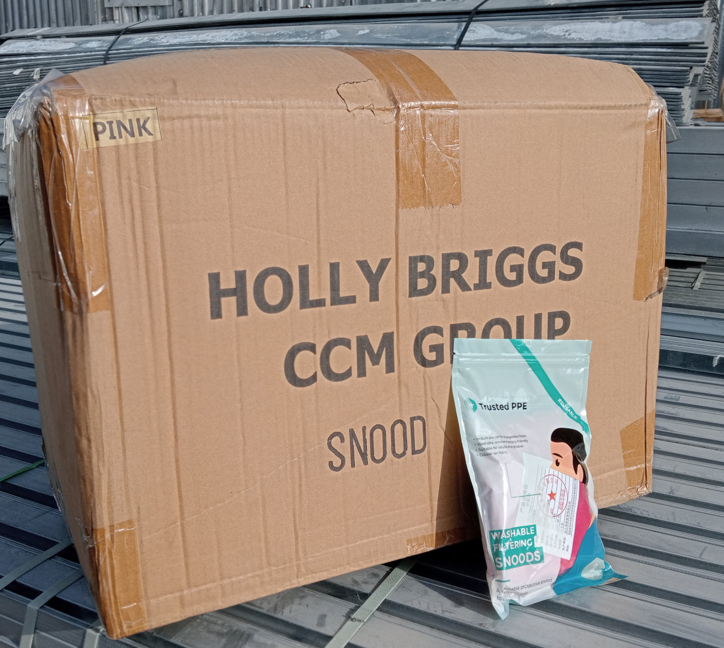 BOX OF 300 SNOODS PINK
