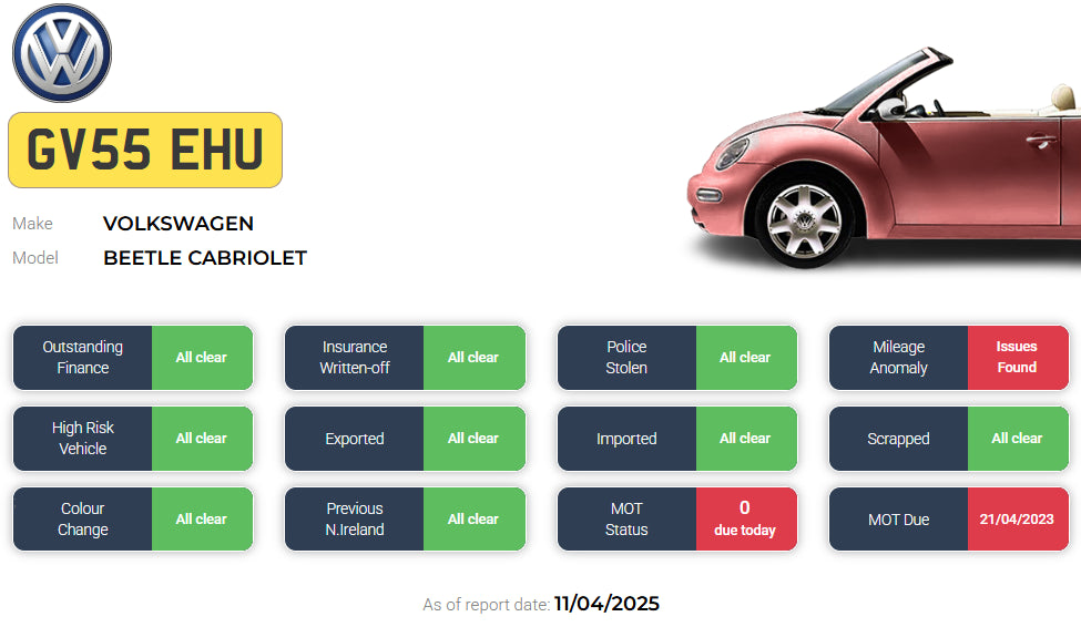 2005 VOLKSWAGEN BEETLE CABRIOLET – CONVERTIBLE – 1595CC PETROL >>--NO VAT ON HAMMER--<<