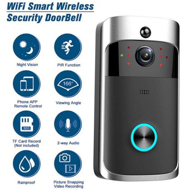 20 X WIRELESS WIFI DOORBELLS SMART PHONE SECURITY CAMERA + RECHARGEABLE BATTERIES - RRP £300