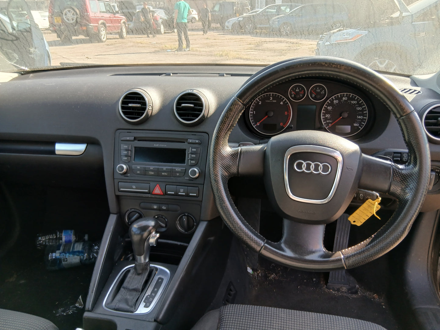 2007 AUDI A3 TDI 170 A – AUTOMATIC – 2.0 DIESEL – BLACK >>--NO VAT ON HAMMER--<<