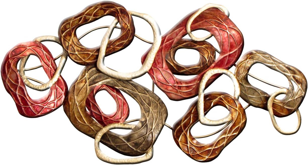 BRAND NEW LINKED CHAIN METAL WALL ART HANGING