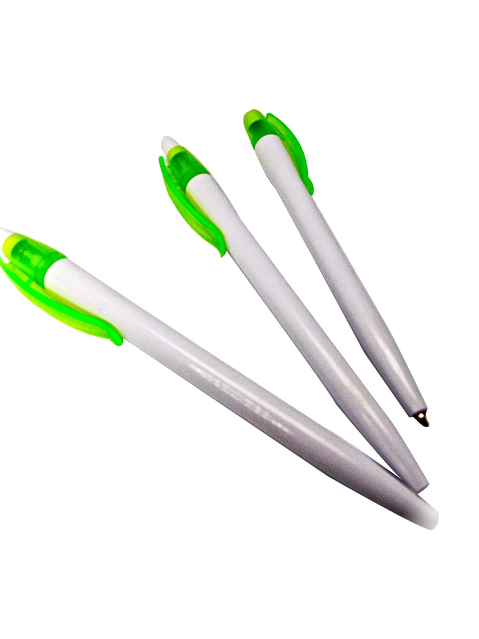1500 X BALLPEN SPACER WHITE & GREEN