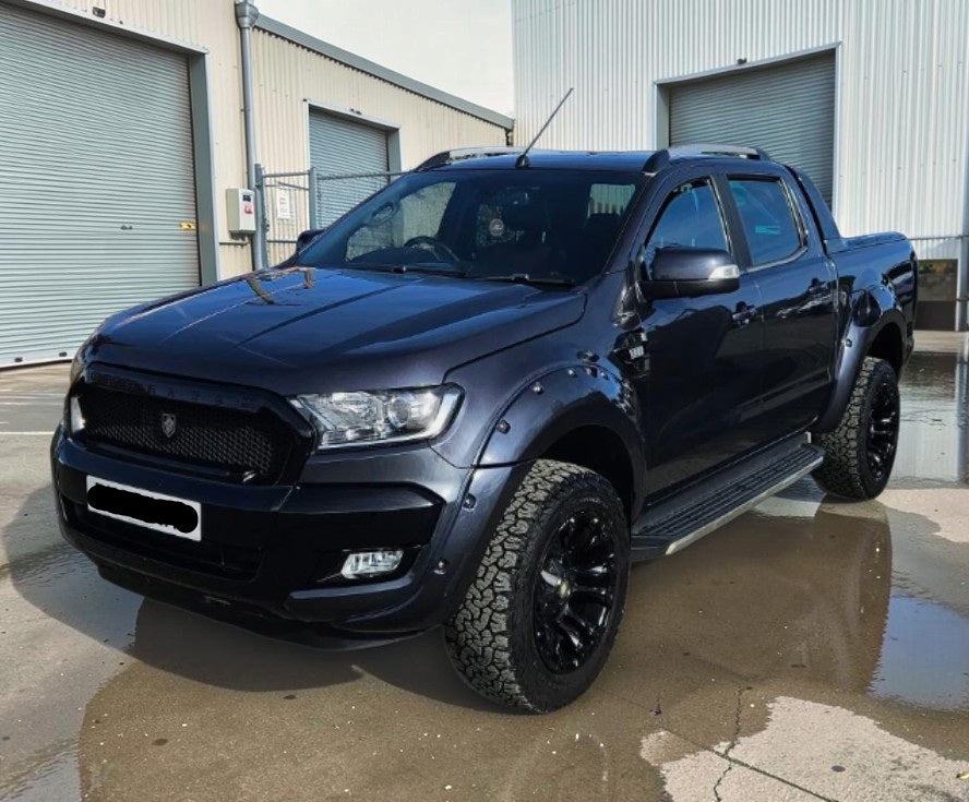 **(ONLY 72K MILEAGE)** 2018 FORD RANGER WILDTRAK 4X4 DCB TDCI AUTOMATIC DIESEL PICK UP GREY