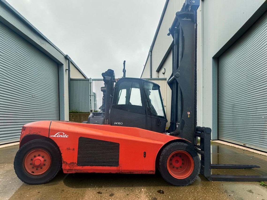2010 LINDE H160/02-1200 DIESEL FORKLIFT