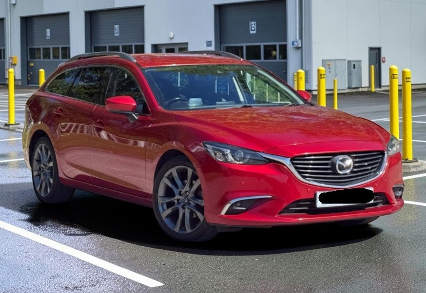2016 MAZDA 6 SPORT NAV D AUTO 2.2 DIESEL ESTATE RED AUTOMATIC >>--NO VAT ON HAMMER--<<