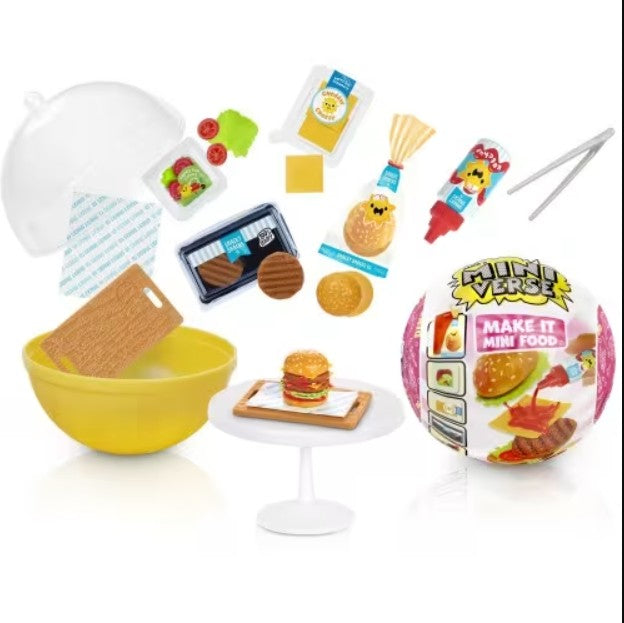 80 X NEW MGA'S MINIVERSE-MINI FOOD DINER S3A PDQ