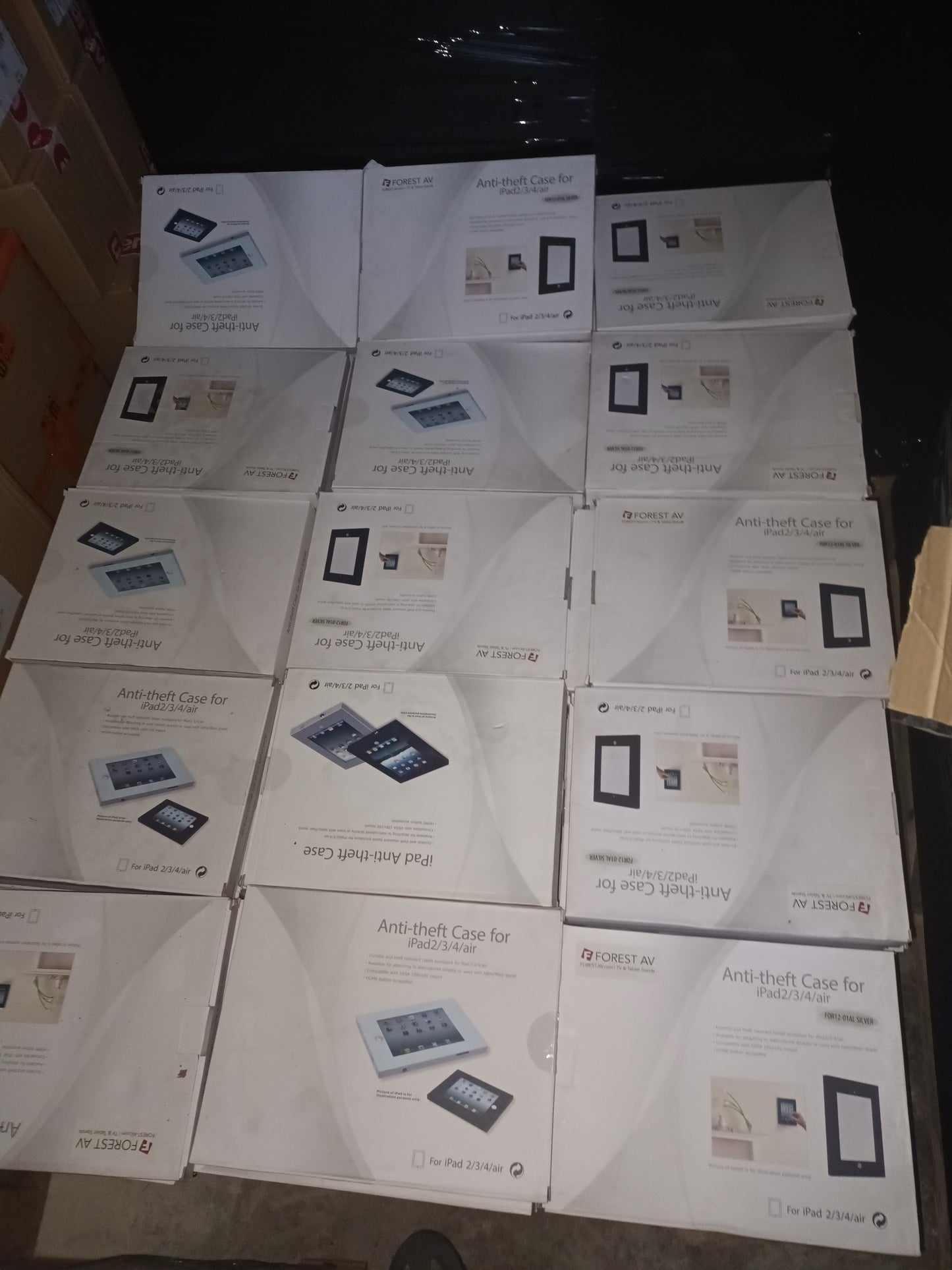 165 X ANTI THEFT WALL MOUNT CASES FOR IPAD