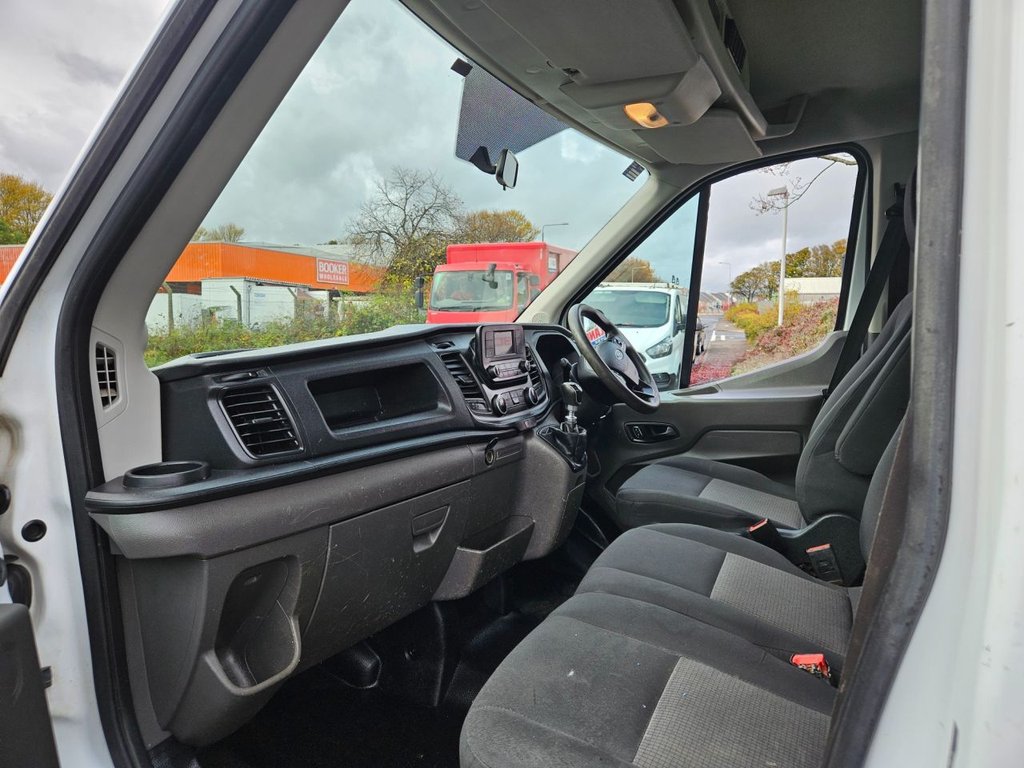 **(ONLY 74K MILEAGE)** 2022 FORD TRANSIT 350 LEADER ECOBLUE 130BHP LWB L3 13FT ALLOY DROPSIDE PICKUP