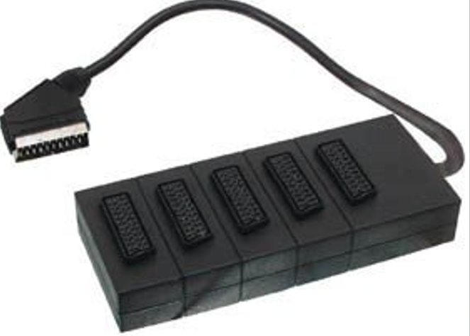 200 X EAGLE-5 WAY SCART ADAPTOR-YY1051B