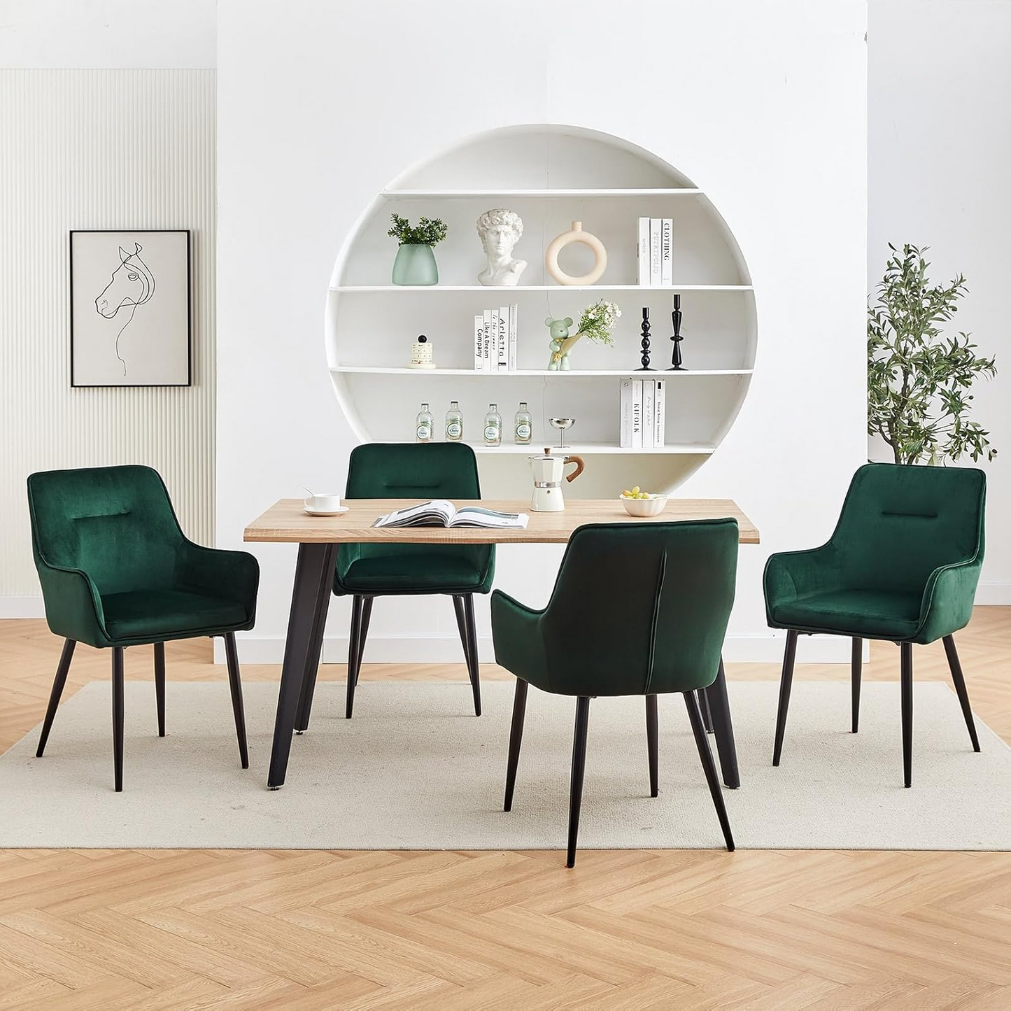 SET OF 4 DINNING CHAIRS BRAND NEW