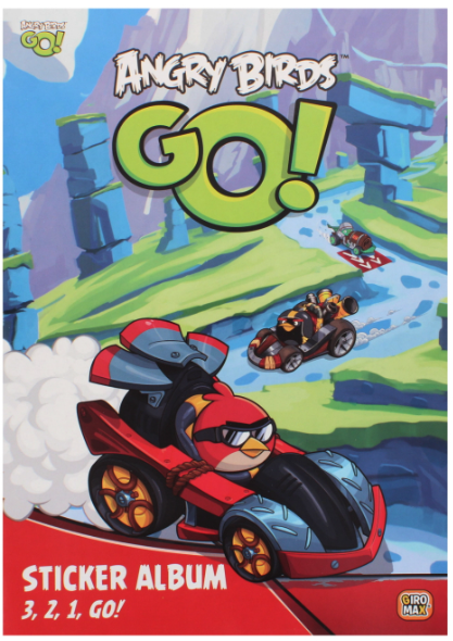 500 X ANGRY BIRDS GO! STICKER BOOK-ENGLISH