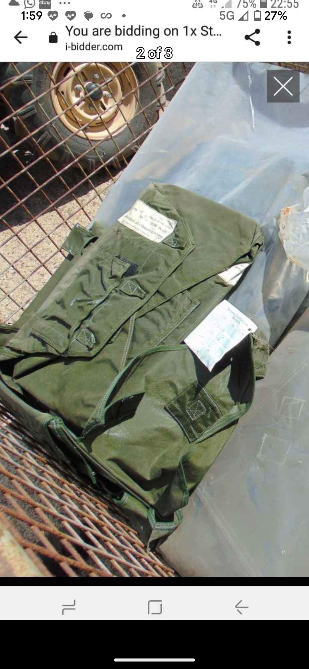 JOBLOT 22 FT STEERABLE MK2 PARACHUTE ASSEMBLIES, ONLY OUTER PACKS NO CHUTES INCLUDED. 10 UNITS