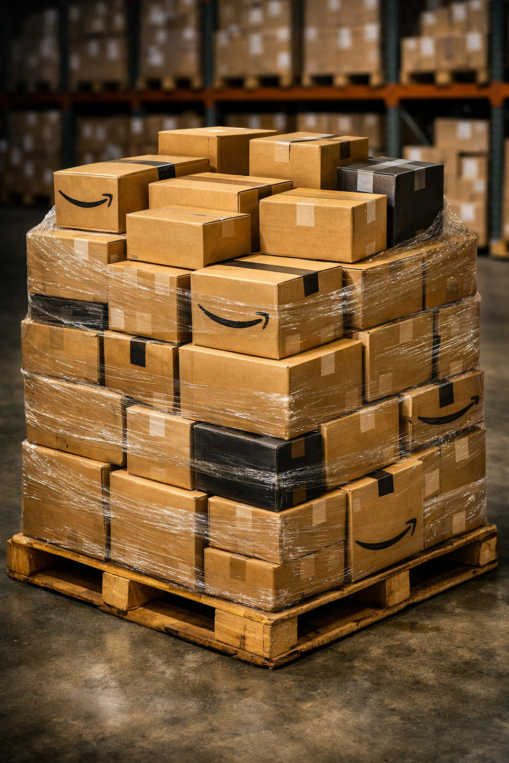 PALLET OF AMAZON MERCHANDISE MAINLY NEW STOCK MIXED WITH CUSTOMER RETURNS CHOSEN AT RANDOM