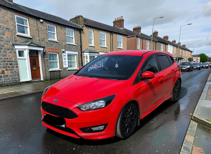 **(ONLY 71K MILEAGE)** 2017 FORD FOCUS ST-LINE TDCI 1.5 MANUAL HATCHBACK >>--NO VAT ON HAMMER--<<