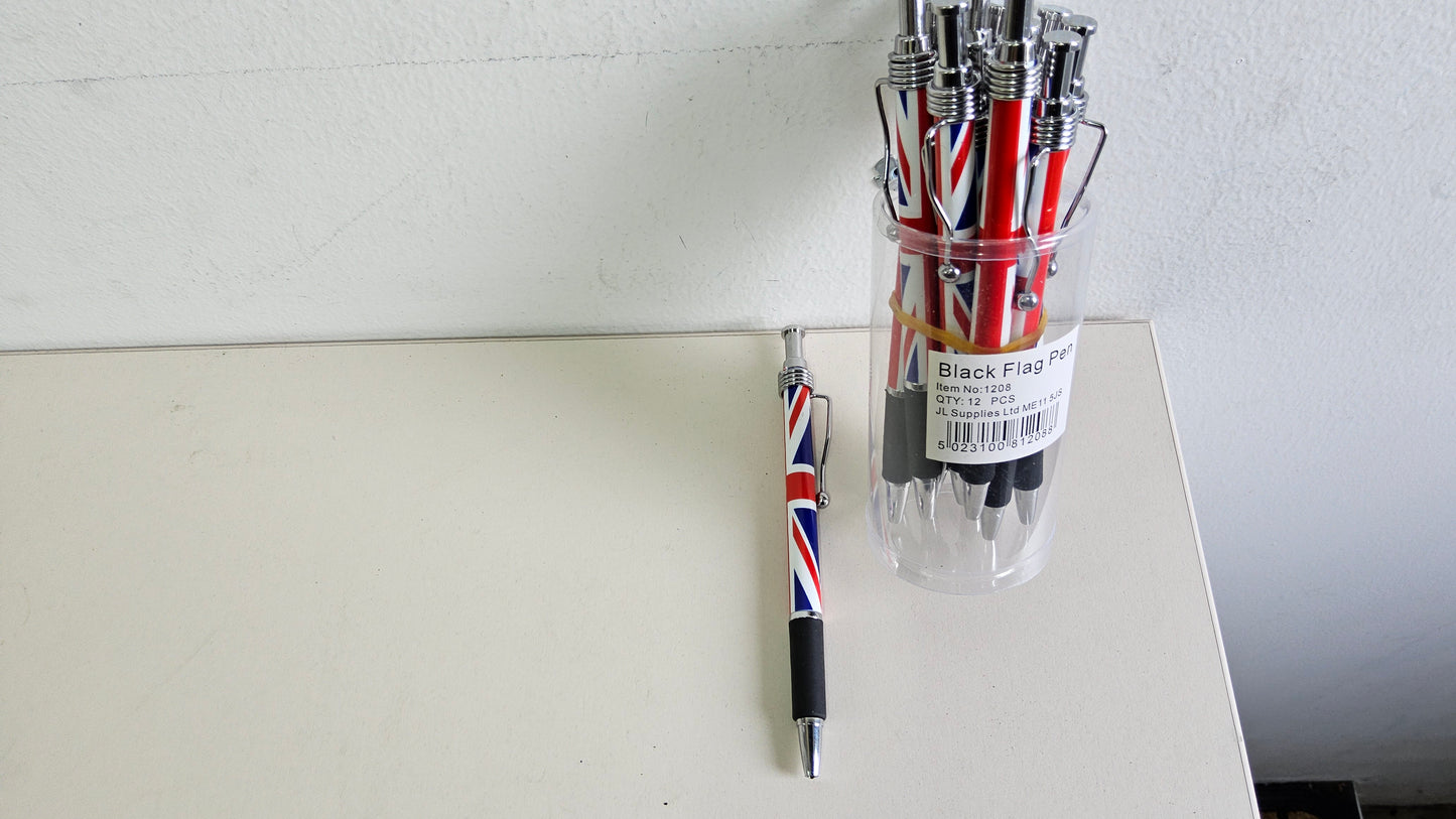 72 PC BLACK FLAG PEN