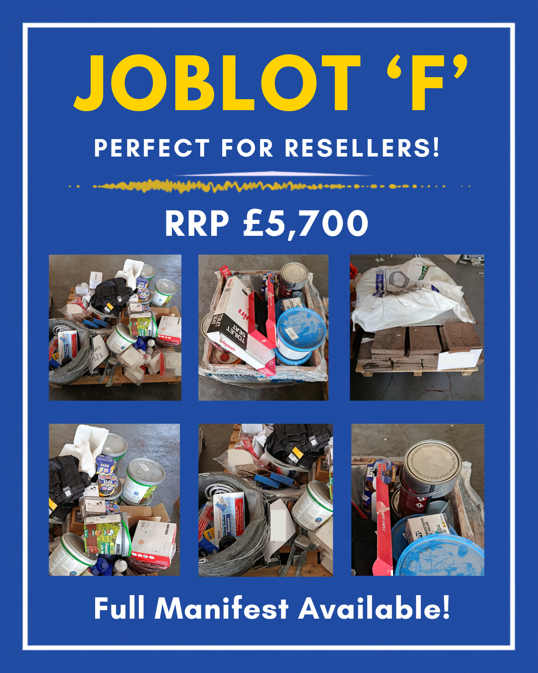 BULK JOBLOT ‘F’ PERFECT FOR RESELLERS RRP £5,700