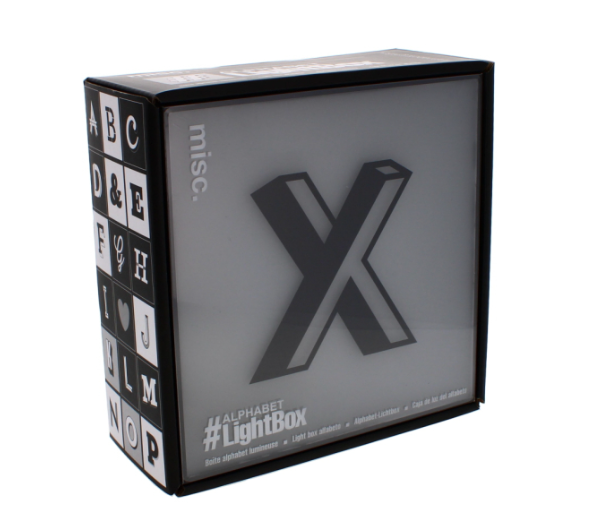 36 X ALPHABET LIGHT UP BOX X