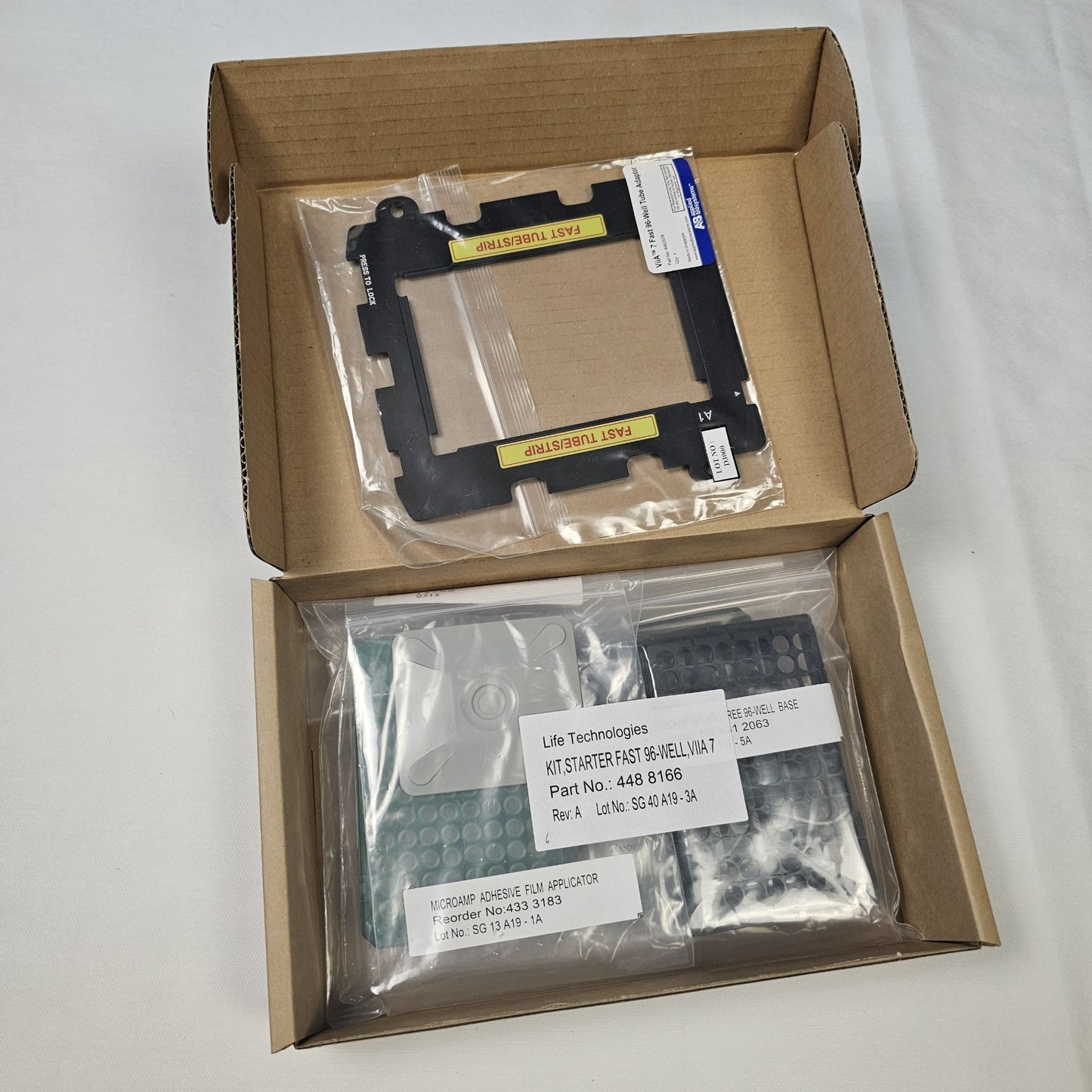 LIFE TECHNOLOGIES KIT STARTER 96-WELL VIIA 7 + TUBE ADAPTOR RRP £1068