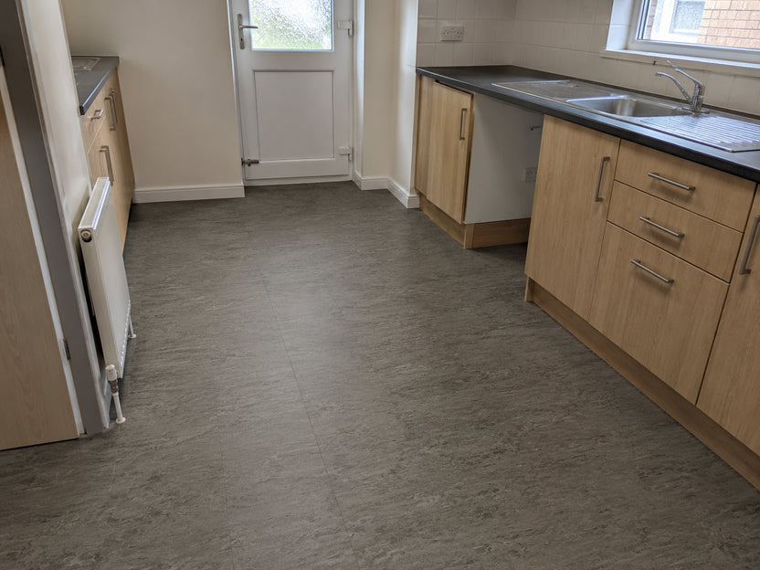 270M² (60 BOXES) GERFLOR MIPOLAM CLASSIC TRUFFLE 300X300 HEAVY COMMERCIAL VINYL TILES JOB LOT