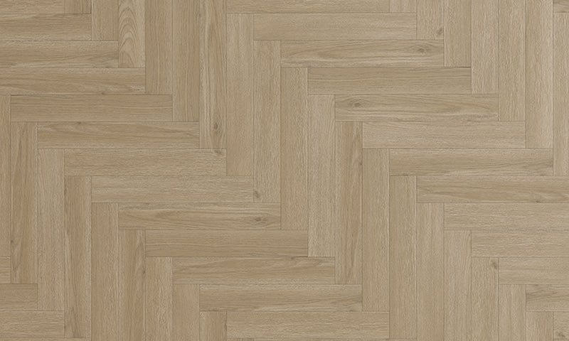 48 PACKS (123.36M²) PREMIUM 8MM SILVER NATURAL OAK HERRINGBONE LAMINATE FLOORING UNICLIC®
