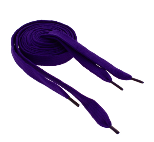 48 X PURPLE THICK SHOE LACES