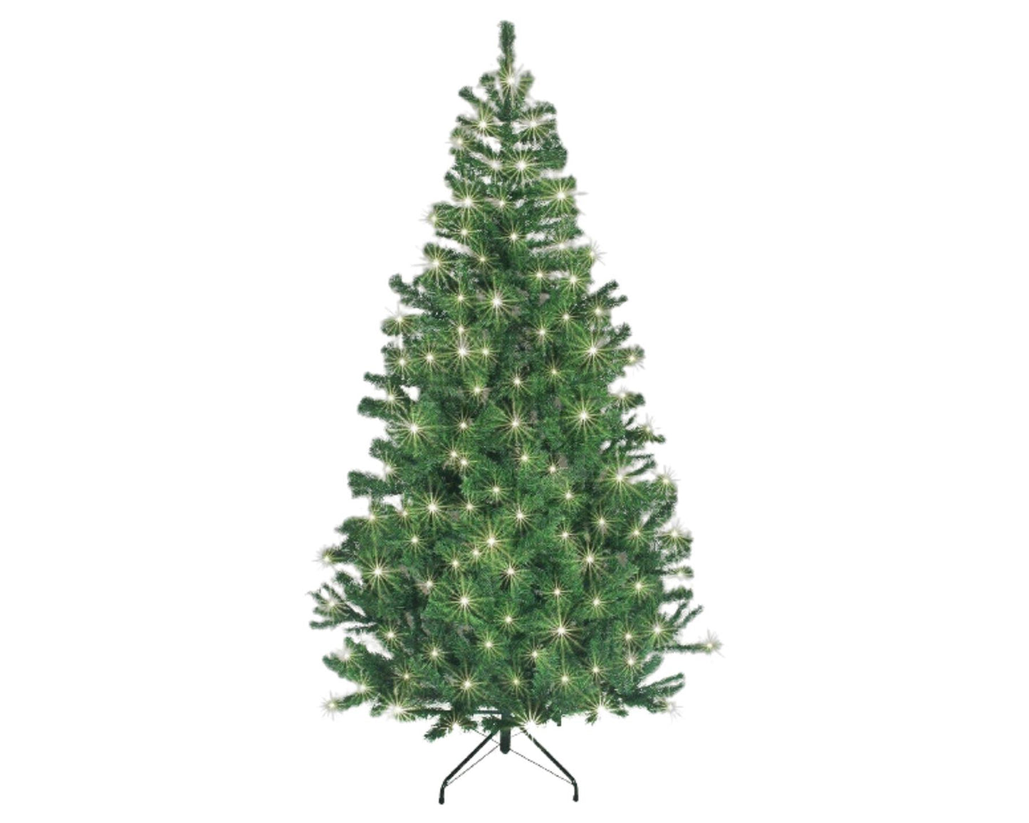 JOB LOT OF 5 SHATCHI PREMIUM PRE LIT CHRISTMAS TREE ALASKAN PINE GREEN 7FT WARM WHITE