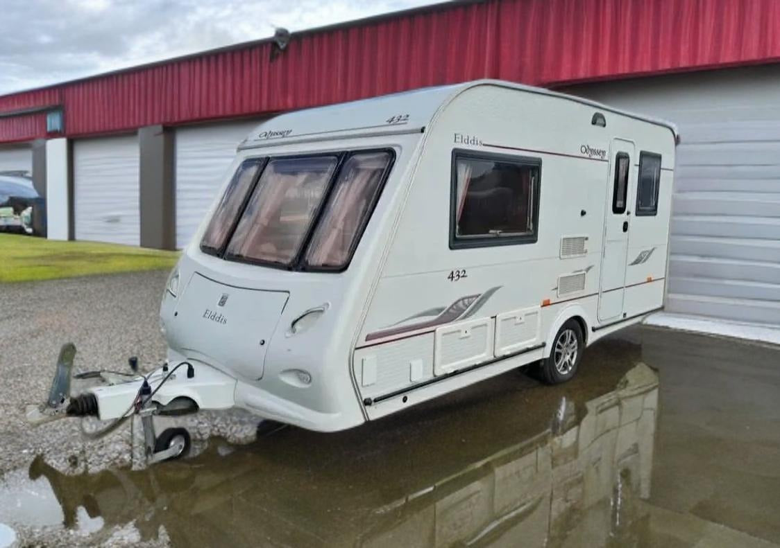 2007 ELDDIS ODYSSEY 432 END KITCHEN 2 BERTH TOURING CARAVAN >>--NO VAT ON HAMMER--<<