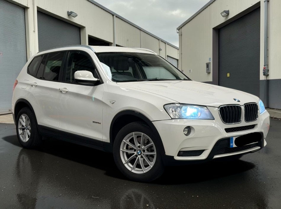 2013 BMW X3 SDRIVE18D SE AUTO 1995CC DIESEL SUV IN WHITE >>--NO VAT ON HAMMER--<<