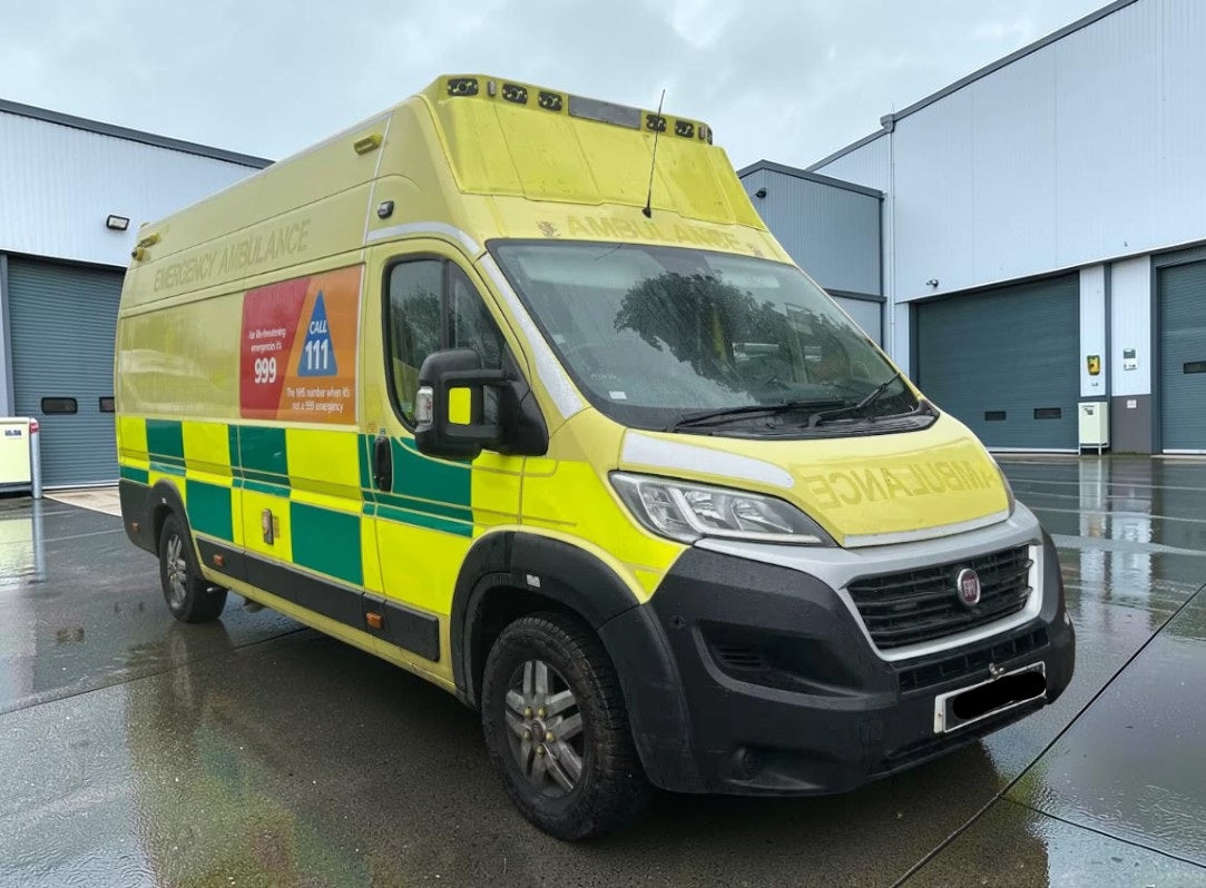 2018 FIAT DUCATO EXLWB EXTRA HIGH ROOF L4 MULTIJET EX-AMBULANCE (68 REG)
