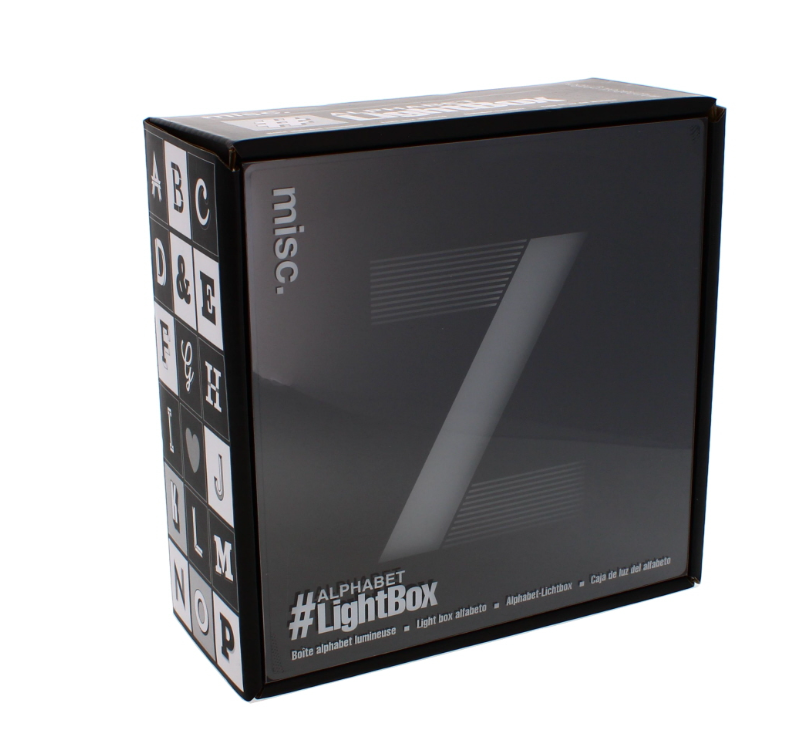 60 X ALPHABET LIGHT UP BOX Z