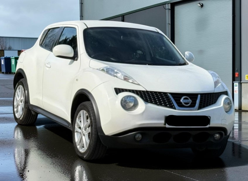 2012 NISSAN JUKE 1.6 ACENTA PREMIUM MANUAL PETROL SUV, WHITE >>--NO VAT ON HAMMER--<<