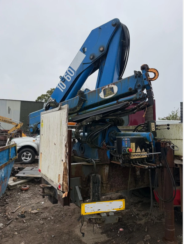 HMF 1060 DOUBLE EXTENSION LORRY CRANE HIAB – 18 TON TRUCK