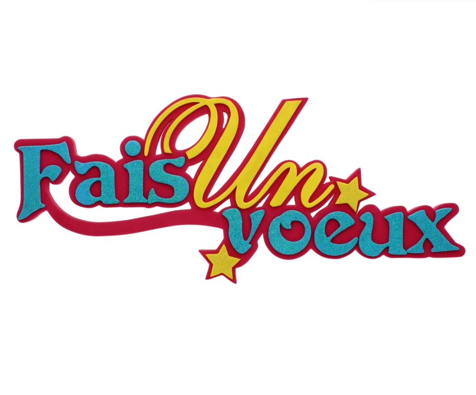 960 X 3D 12" 'FAIS UN VOUEX' FOAM SIGN