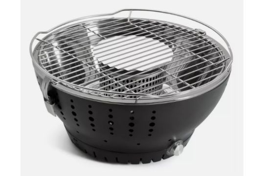 BULK LOT OF 50 X 38CM PREMIUM CHARCOAL BBQ WITH BUILT IN FANS