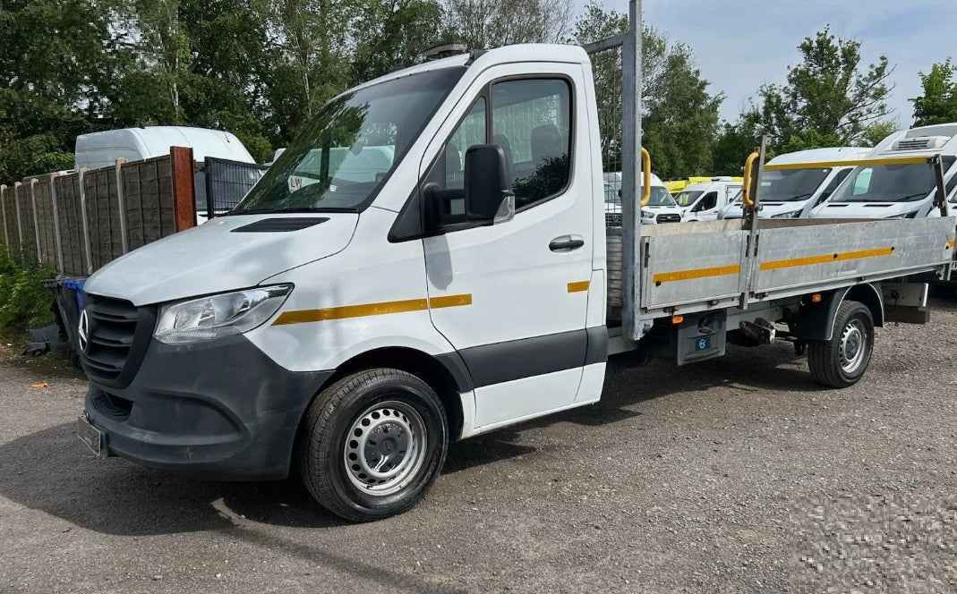 **(ONLY 98K MILEAGE)** 2021 MERCEDES-BENZ SPRINTER 315 CDI RWD L3H1 LWB 14FT ALLOY DROPSIDER