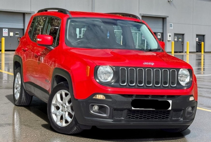 2015 JEEP RENEGADE 1.6 MULTIJETII LONGITUDE DIESEL MANUAL SUV RED >>--NO VAT ON HAMMER--<<